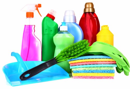 Cleaning staff managing service liability and safety
