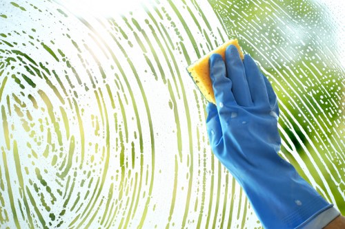 Cleaners Nottinghill team working with insurance and safety measures