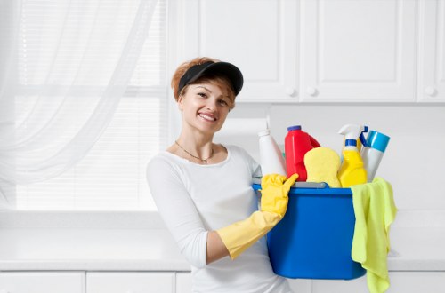 Professional carpet cleaning service in a Notting Hill home