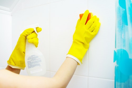 Commercial deep cleaning in a Nottinghill workspace
